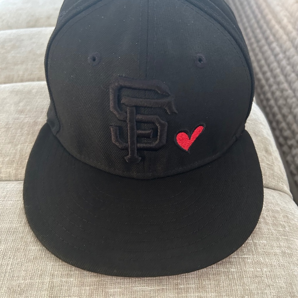 New Era 59FIFTY San Francisco Giants Fitted Hat Size 7 2017 All-Star Game Black